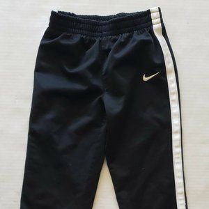 Nike Boys Toddler Baby 18m Pants Track Black White